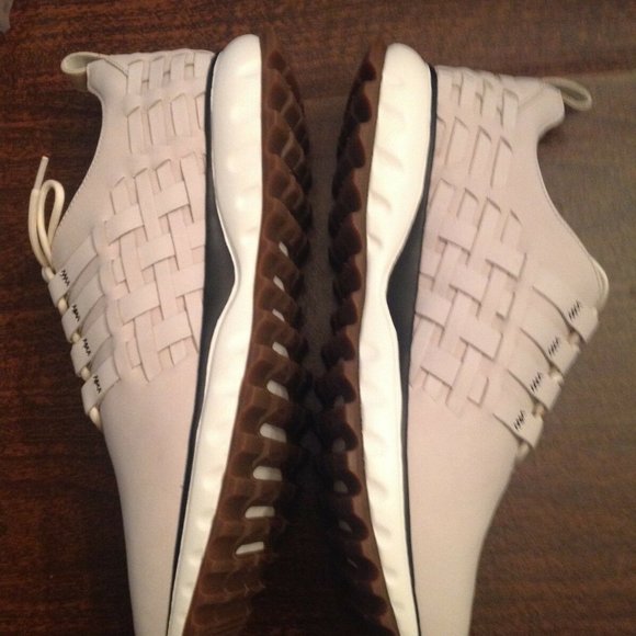 Cole Haan Men's GrandExplore All-Terrain Beige Nubuck Leather Oxfords 11.5M- NIB - Picture 5 of 8